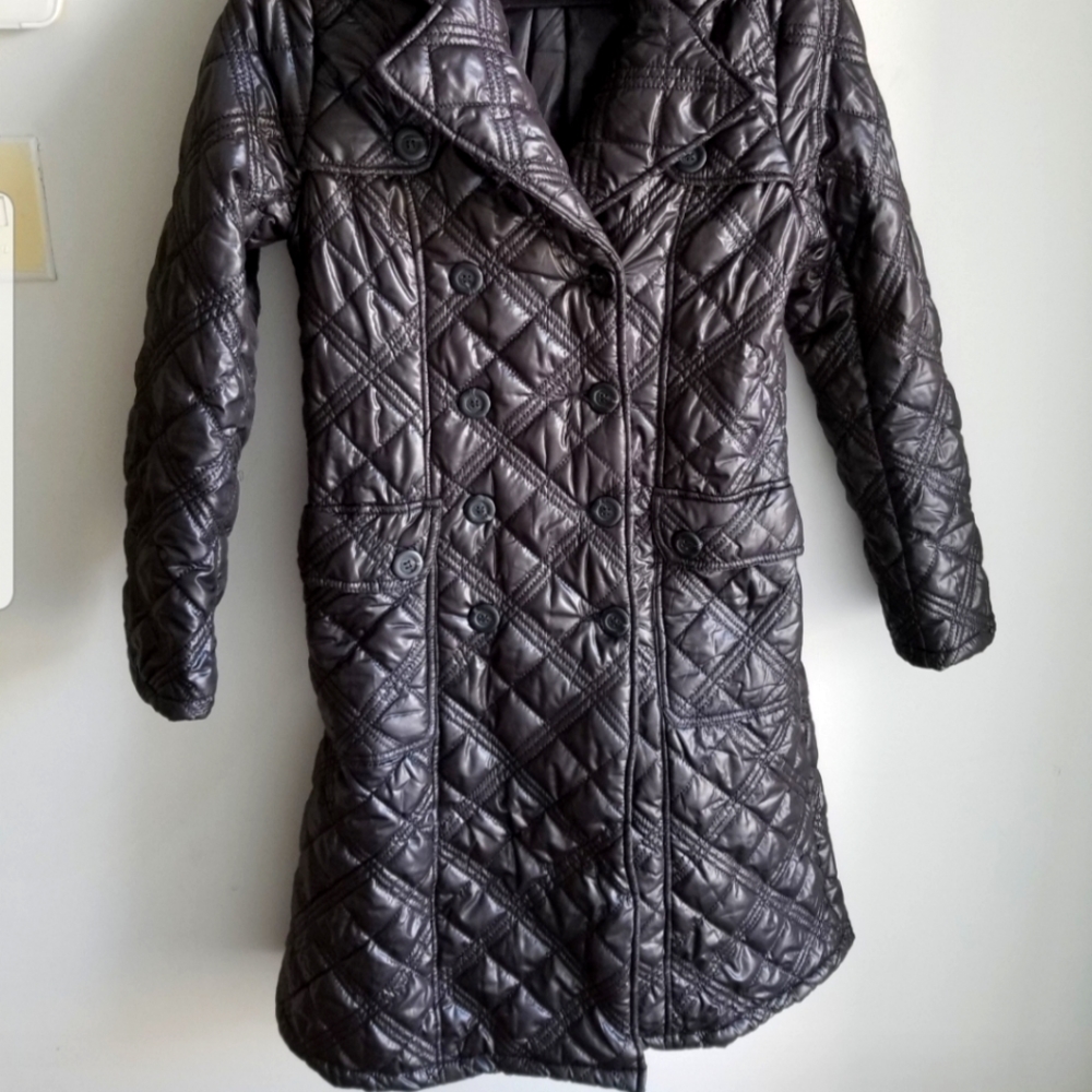 🧥COCO&TASHI BLACK PUFFER LONG COAT